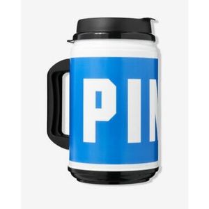 🌺🌺PINK BY VS CHUG MUG IN BLUE AND WHITE🌺🌺